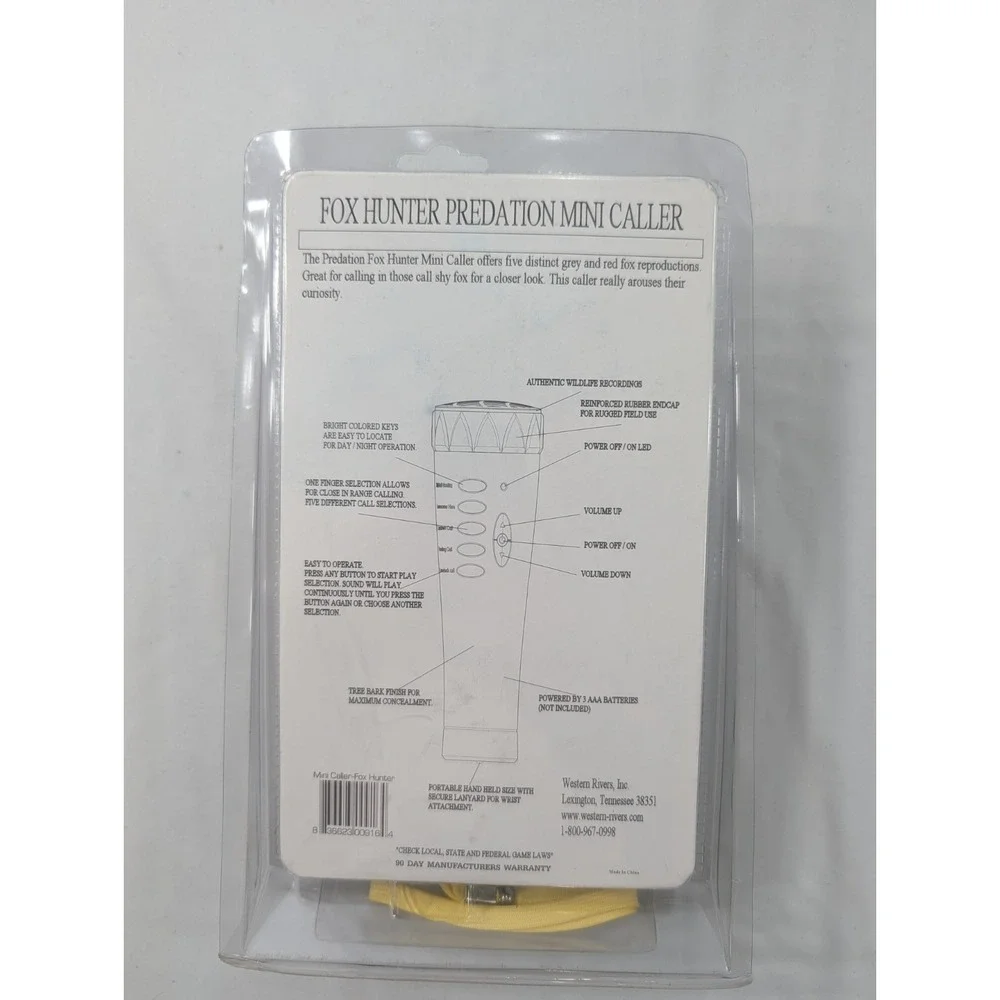 New Western Rivers Predation Fox Hunter II Mini Caller